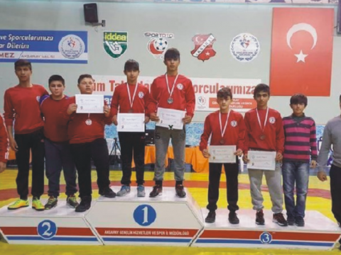 Grekoromen Güreşçileri Türkiye Şampiyonasında