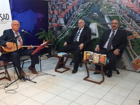 İlçemiz Şairleri Ahi TV’ye Konuk Oldu