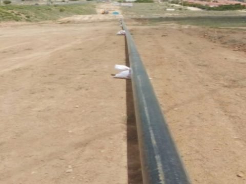 Doğalgaz Ana Boruları Döşeniyor