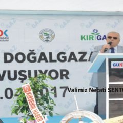 İlçemize Yapılacak Olan Doğalgazın Temel Atma Töreni Düzenlendi