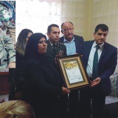 Şehit Hüsnü ÖZEL’in Şehadet Belgesi Ailesine Teslim Edildi
