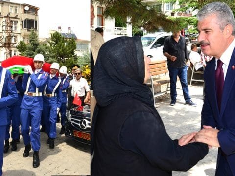 Kıbrıs Gazisi Bekir AYDIN’ı Son Yolculuğuna Uğurladık…