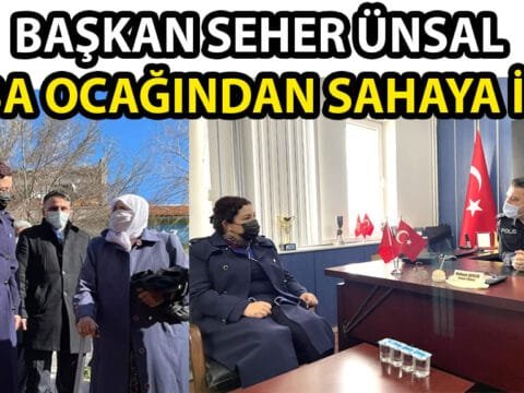 Başkan Seher ÜNSAL Mucur’da Ziyaretler Gerçekleştirdi.