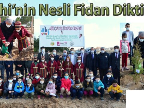 “Ahi Çocuk Projesi” Kapsamında Çocuklar Tarafından Fidan Dikildi