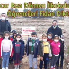 Mucur Rıza Dikmen İlkokulu Öğrencileri Fidan Dikti