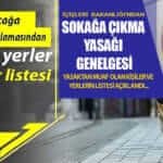 29 Nisan İle 17 Mayıs arası Sokağa Çıkma Yasağı Uygulanacak…