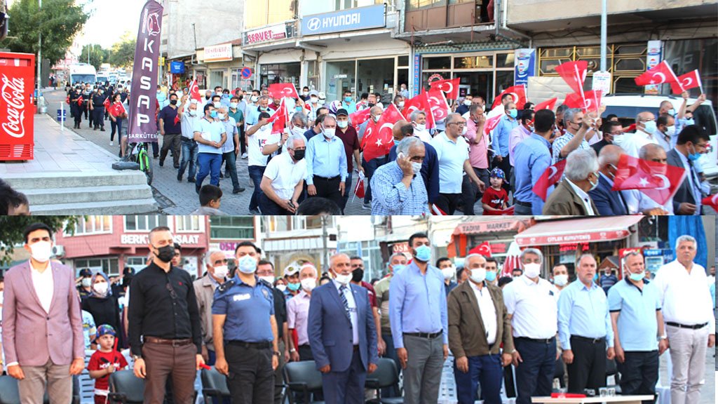 MUCUR, 15 TEMMUZ TÖRENİ İÇİN MEYDANDAYDI2