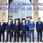 Vali İbrahim AKIN, Mucur’da Muhtarlarla Buluştu