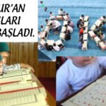 Yaz Kur’an Kursları Bugün Başladı.