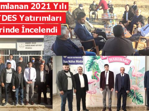 Tamamlanan 2021 Yılı KÖYDES Yatırımları Yerinde İncelendi