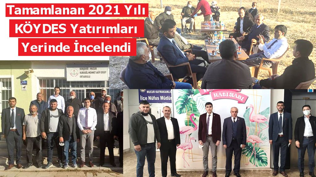 Tamamlanan 2021 Yılı KÖYDES Yatırımları Yerinde İncelendi