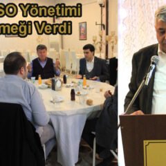 Mucur TSO Yönetimi İftar Yemeği Verdi