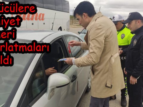 Sürücülere Emniyet Kemeri Hatırlatmaları Yapıldı