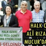 HALK OZANI ALİ RIZA GÜNEY MUCUR’DA ANILDI