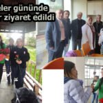 Hemşireler gününde sağlıkçılar ziyaret edildi