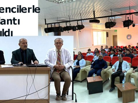 Öğrencilerle toplantı yapıldı