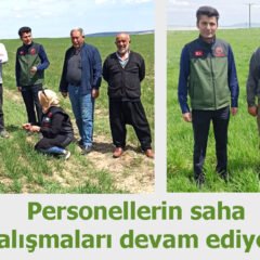 Personellerinin saha çalışmaları devam ediyor.