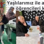 Yaşlılarımız ile anasınıfı öğrencileri kaynaştı