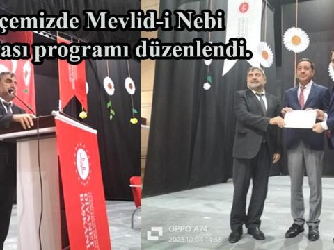 İlçemizde Mevlid-i Nebi Haftası programı düzenlendi.