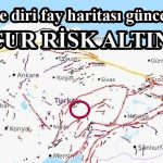 Türkiye diri fay haritası güncellendi. MUCUR RİSK ALTINDA!