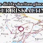 Türkiye diri fay haritası güncellendi. MUCUR RİSK ALTINDA!