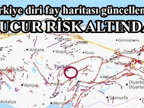 Türkiye diri fay haritası güncellendi. MUCUR RİSK ALTINDA!