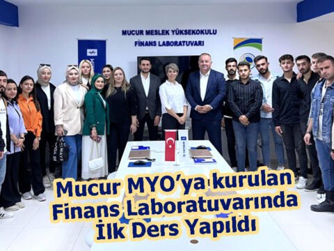 Mucur MYO’ya kurulan Finans Laboratuvarında İlk Ders Yapıldı