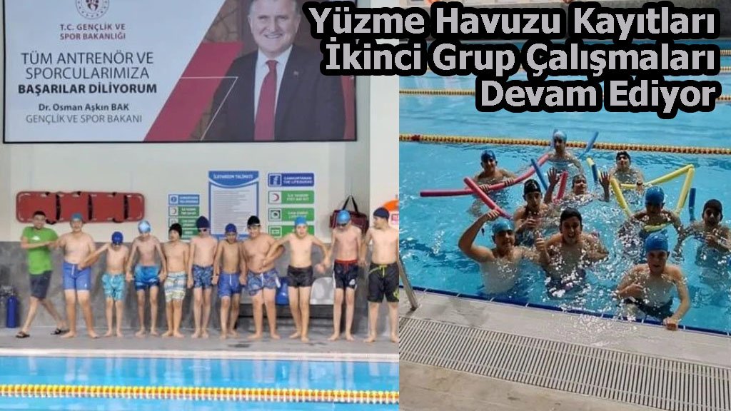 Yüzme Havuzu Kayıtları İkinci Grup Çalışmaları Devam Ediyor