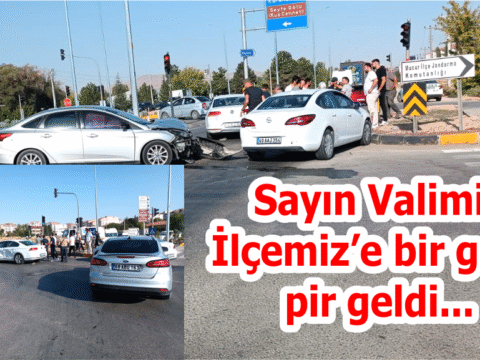 Sayın Valimiz İlçemiz’e bir geldi pir geldi…
