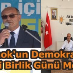 Altınok’un Demokrasi ve Milli Birlik Günü Mesajı