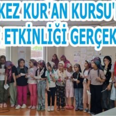 MERKEZ KUR’AN KURSU’NDA AŞURE ETKİNLİĞİ GERÇEKLEŞTİ